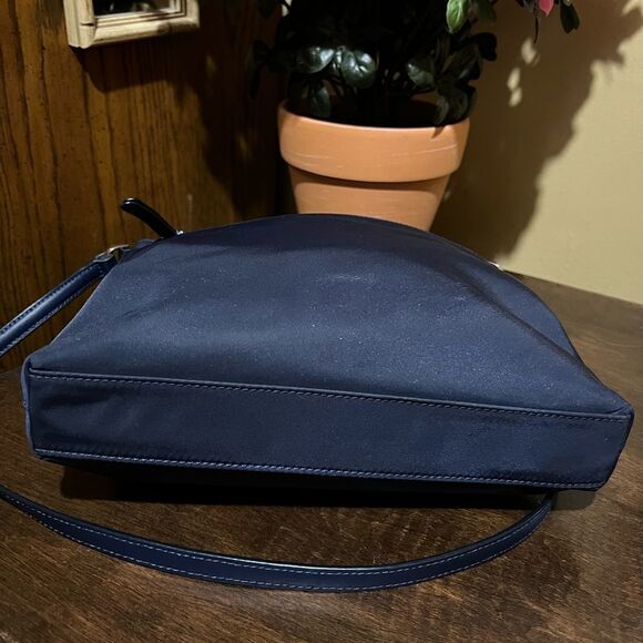 Kate Spade New York Jae Nylon Flat Zip Tote, Navy - Picture 9 of 9